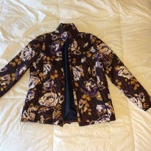 ❄️ Women’s Lands End floral jacket XL